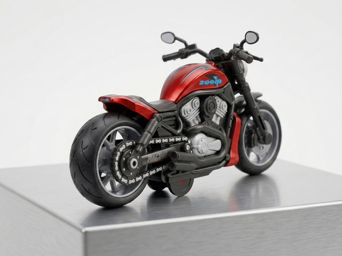 High-Speed Zoom Racing Heavy Metal Bike Toy