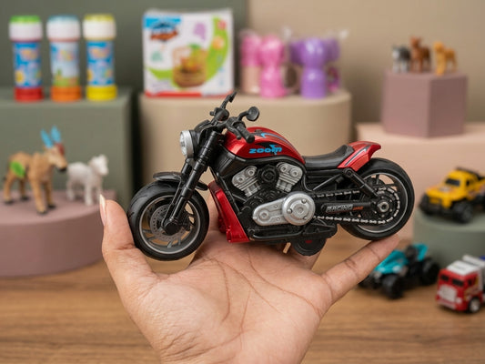 High-Speed Zoom Racing Heavy Metal Bike Toy